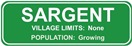 SARGENT sign